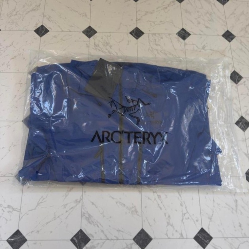 Arc'teryx Alpha SV Gore-Tex Pro Jacket Blue Waterproof Shell Hooded Size XL - Picture 6 of 6